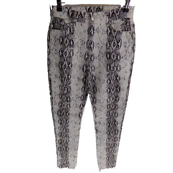 Mittoshop Women's Animal Print Fun Casual Skinny Pants Sz M Stretchy Comfotable - Picture 1 of 9